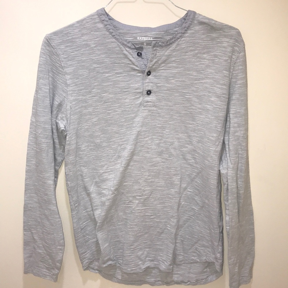 Express long sleeve button up size M.